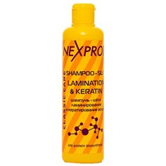 Nexprof шампунь-шелк Professional Classic Сare Lamination & Keratin ламинирование и кератирование волос, 250 мл