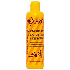 Nexprof шампунь-шелк Professional Classic Сare Lamination & Keratin ламинирование и кератирование волос, 250 мл