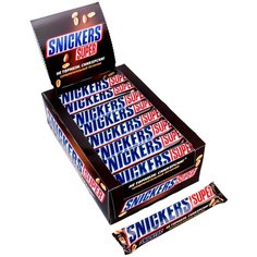 Батончик Snickers Super, 95 г, коробка, 32 шт. Mars