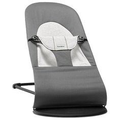 Шезлонг BabyBjorn Balance Soft (хлопок/джерси) dark grey/grey