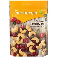 Смесь орехов и сухофруктов Seeberger клюква с кешью, 150 г
