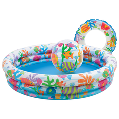 Детский бассейн Intex Fishbowl 59469 132х28см