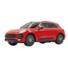 Легковой автомобиль Rastar Porsche Macan Turbo (71800) 1:24 19 см красный/черный
