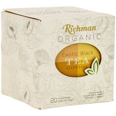 Чай черный Richman Organic Exotic ассорти в пирамидках, 20 шт.