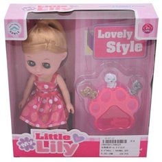 Кукла Наша игрушка Лилли 16 см 68025
