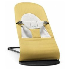 Шезлонг BabyBjorn Balance Soft (хлопок/джерси) yellow/grey