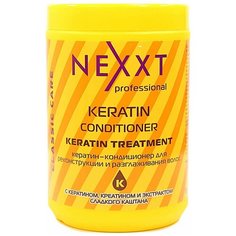 Nexprof кератин-кондиционер Classic care для реконструкции и разглаживания волос, 1000 мл