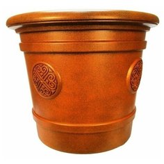 Горшок ТЕК.А.ТЕК Medallion Е81 оранжевый