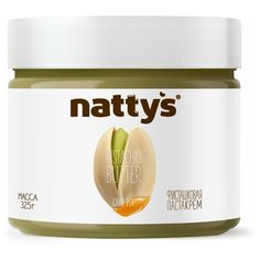 Nattys Паста фисташковая Cake Pop с мёдом, 325 г