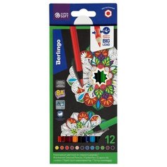 Berlingo Карандаши цветные SuperSoft Blackwood 12 цветов (SS01812)