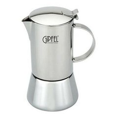 Гейзерная кофеварка GIPFEL Isabella 7118 200 мл, серебристый