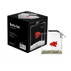 Аквариумный набор 2.7 л (освещение, крышка) COLLAR Betta Set прозрачный/черный