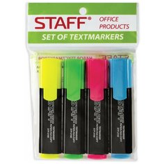STAFF Набор текстовыделителей, 4 шт. (150116)
