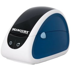 Термальный принтер этикеток Mertech LP58 EVA RS232-USB белый/синий