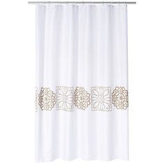 Штора для ванной RIDDER Tunis 180x200 бежевый/коричневый