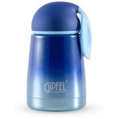 Классический термос GIPFEL Lepre, 0.3 л синий градиент