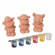 Весна Набор для росписи фигурок Три поросенка (В3673)