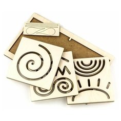 Межполушарная доска Woodland Круг 134101 бежевый