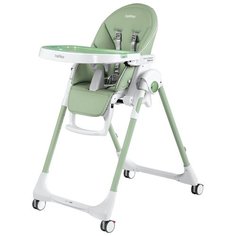 Стульчик для кормления Peg-Perego Prima Pappa Follow Me экокожа, mint