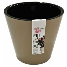 Кашпо InGreen Фиджи ING1555, 5 л, 23х20.8 см шоколадный