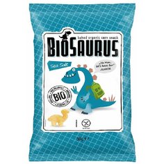 Cнеки кукурузные с морской солью 50 г Bio Saurus