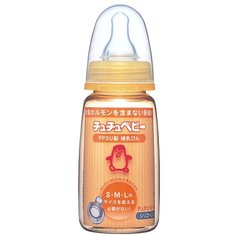 ChuChuBaby Бутылочка из полифенилсульфона, 150 мл, желтый