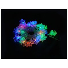 Гирлянда Волшебная страна Снежинки 500 см SF-100-5-MC, 100 ламп