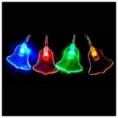 Гирлянда Волшебная страна Колокольчики LED-B-30-3-MC 300 см, 30 ламп, разноцветный/бесцветный провод