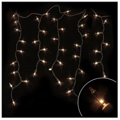 Гирлянда Волшебная страна Сосульки I-100-C, теплый желтый