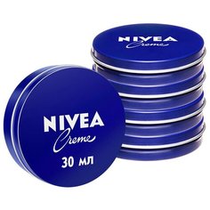 Крем для тела Nivea Creme Универсальный увлажняющий, 30 мл, 5 шт.