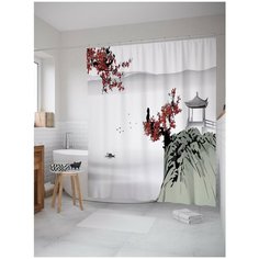 Штора для ванной JoyArty Дерево на обрыве 180х200 (sc-15813)