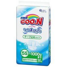 Goo.N подгузники 5S (до 1 кг) 30 шт. Goon