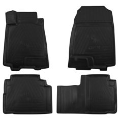 Комплект ковриков салона ELEMENT 3D9604210 для DongFeng AX7 4 шт. черный
