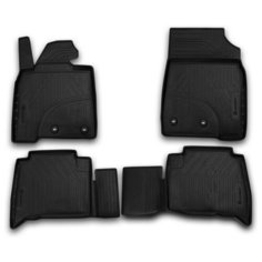 Комплект ковриков салона ELEMENT CARTYT00011 для Toyota Land Cruiser 4 шт. черный