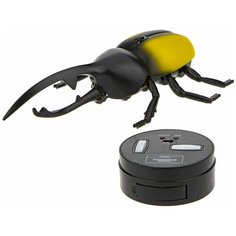 Робот 1 TOY Robo Life Робо-жук-геркулес желтый
