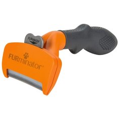 Щетка-триммер FURminator M для длинношерстных собак средних пород, оранжевый/серый