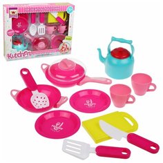 Набор посуды Наша игрушка 999-2 разноцветный