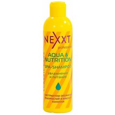 Nexprof спа-шампунь Professional Classic Care Aqua & Nutrition увлажнение и питание, 250 мл