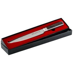 Нож для нарезки мяса или рыбы GIPFEL Akita, лезвие 20.3 см, серебристый/коричневый