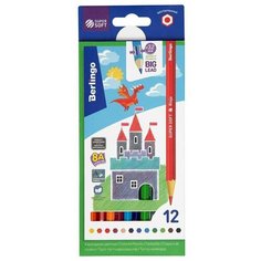 Berlingo Карандаши цветные SuperSoft Замки 12 цветов (SS00112)