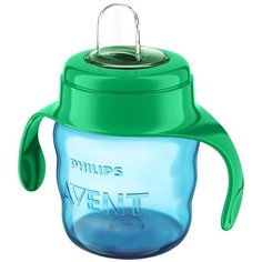 Поильник-непроливайка Philips AVENT SCF551, 200 мл голубой/зеленый