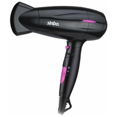 Фен Sinbo SHD 7067, черный/розовый