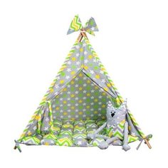 Палатка ВИГВАМиЯ базовый с бомбоном, изумрудный город