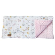 Плед Amarobaby Растем вместе 85х95 см Мышата в облаках