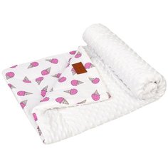 Плед Amarobaby Растем вместе 85х95 см мороженое