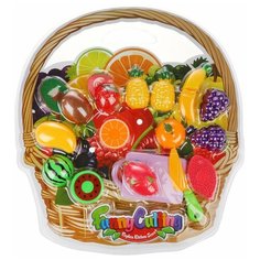 Набор продуктов с посудой Наша игрушка Фрукты NF357-L3