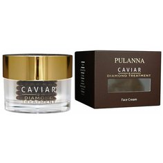 PULANNA Caviar Diamond Treatment Face Cream Восстанавливающий лифтинг-крем для лица, шеи и декольте, 60 г