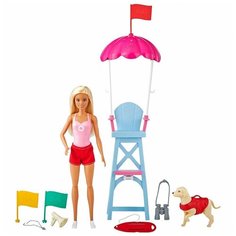 Игровой набор Barbie Пляжный спасатель, GTX69