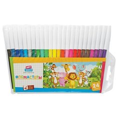 ArtSpace Набор фломастеров Веселые зверята (WCP24_18571), 24 шт.