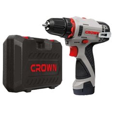 Аккумуляторная дрель-шуруповерт CROWN CT21072HX-2 BMC Li-Ion 2.0 А·ч 12 В х2 кейс